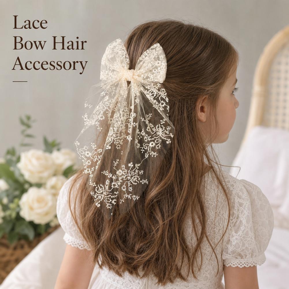 Ribbon Bow Gift - Kawaii kant strik lint haarclip schattige