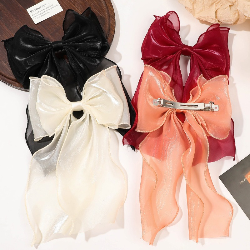 1pc gebroken - witte mesh stri - Ribbon Bow Gift recensie en prijs