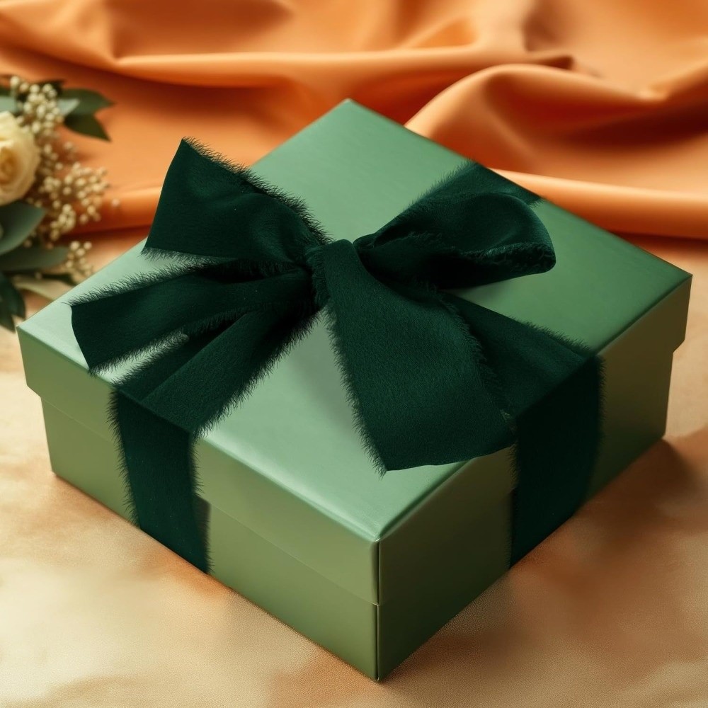 1 rol 1,6 inch x 5Yd effen sat - Ribbon Bow Gift recensie en prijs