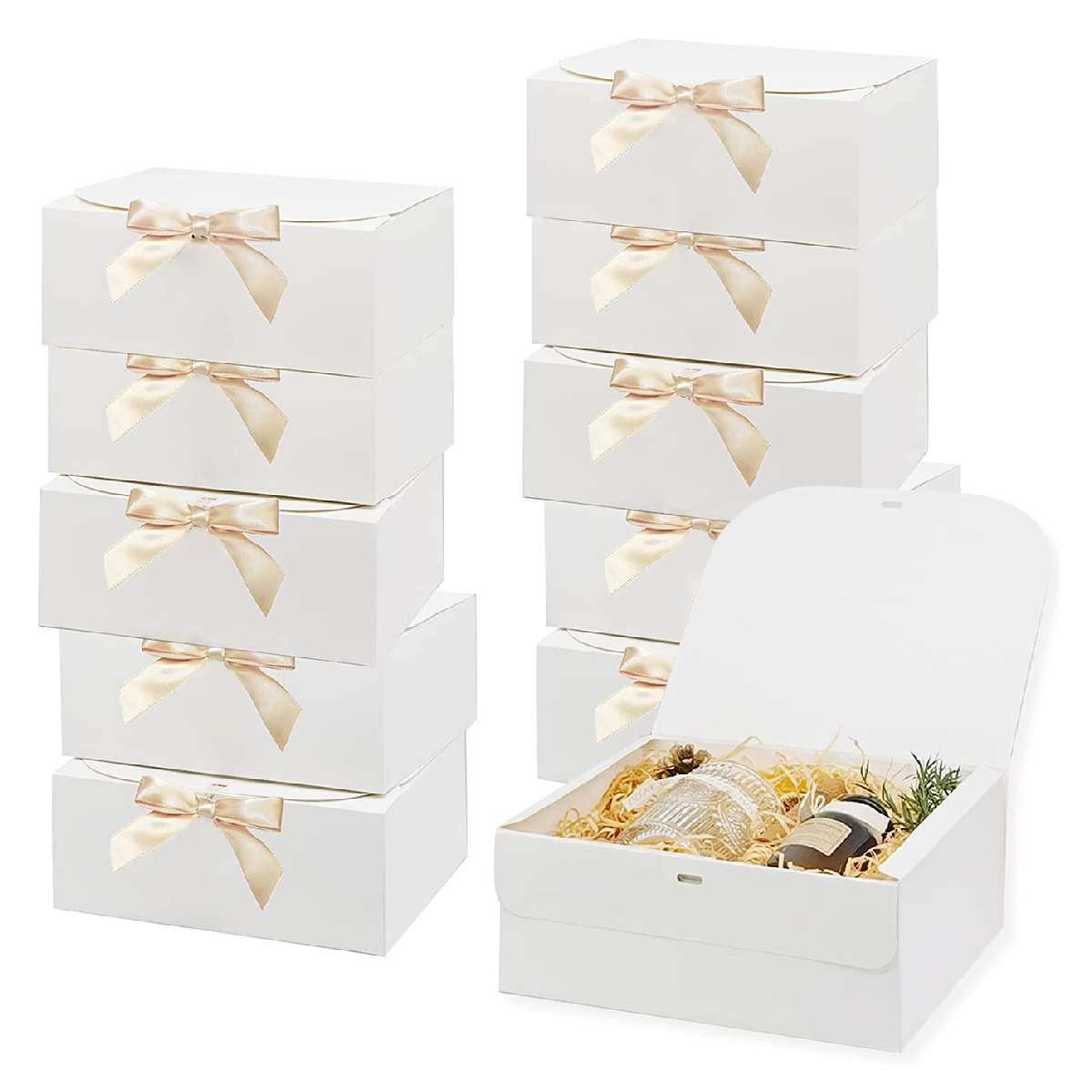 3 stuks grote witte alles-in-é - Ribbon Bow Gift recensie en prijs