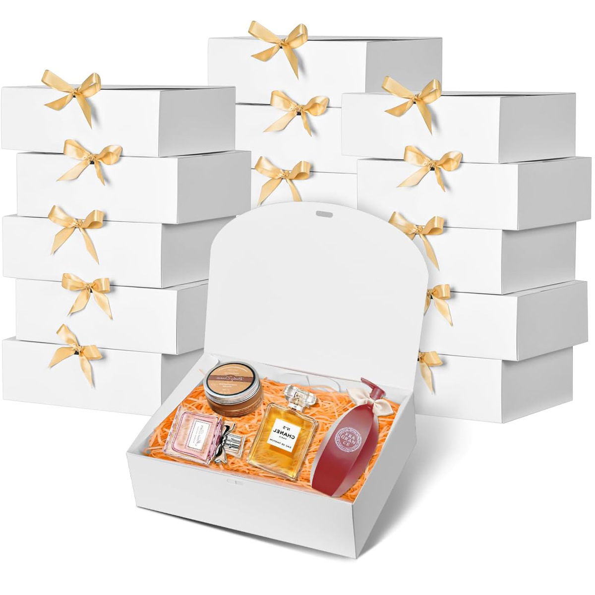 3 stuks grote witte alles-in-é - Ribbon Bow Gift recensie en prijs